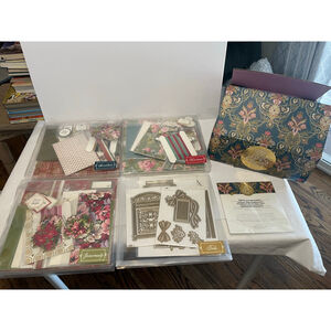 NEW Anna Griffin Create At Home Class Tools & Materials Pouches 2025 Craft Box